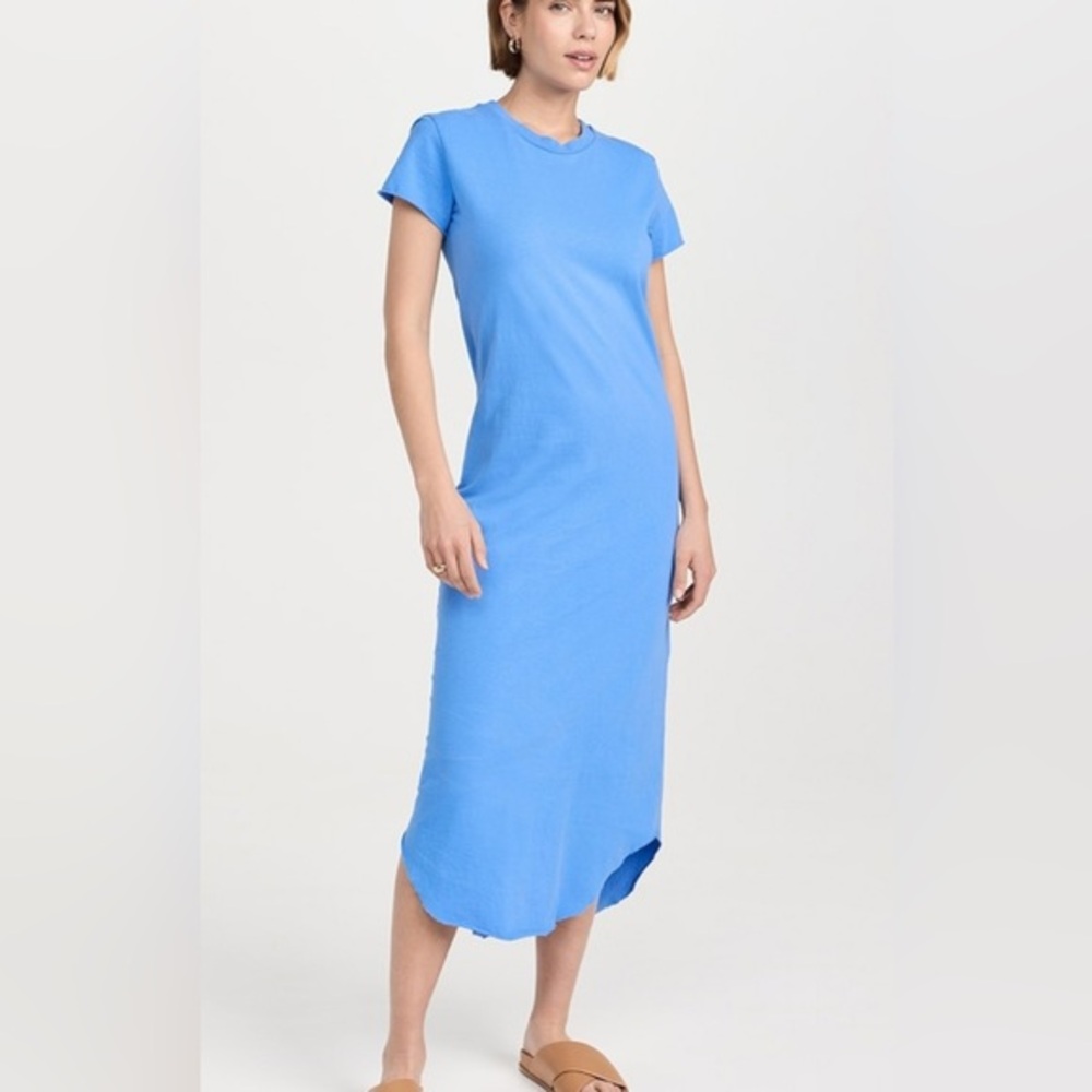 Frank & Eileen Size XS • Harper Blue Perfect Tee Dress Maxi T-shirt Cotton.